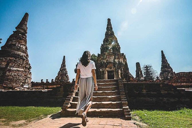 Ayutthaya Sunset Tour: UNESCO Temples & Peaceful River Cruise - Wat Yai Chaya Mongkol: A Calm Start Among Chedi and Gardens