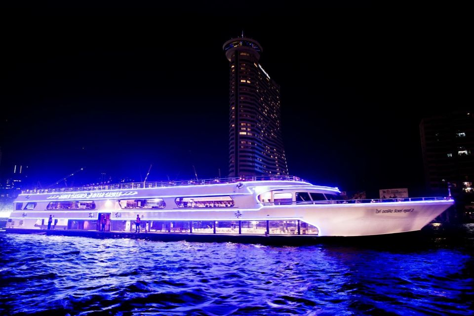 Bangkok: 2-Hour Dinner & Shows on White Orchid River Cruise - The open-air top deck and the 360-degree Bangkok view