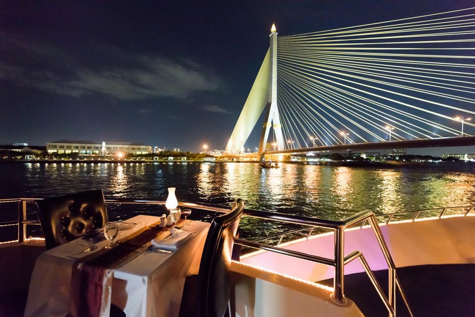 Bangkok: Chao Phraya Princess Dinner Cruise Ticket - Memorial Bridge (Rachawongse) scenic drive: a smoother kind of sightseeing