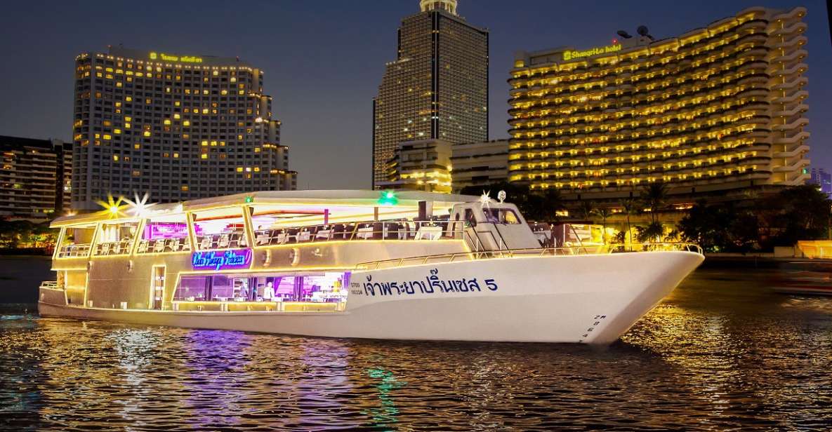 Bangkok: Chao Phraya Princess Dinner Cruise Ticket - Seating strategy: upper deck views, stage noise, and how to improve your chances