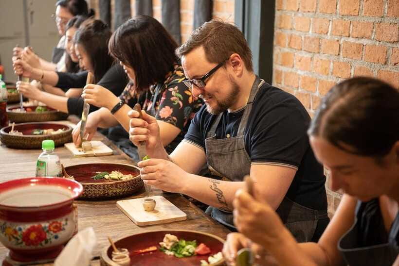 Bangkok: Hands-on Thai Cooking Class and Market Tour - Curry paste from scratch: the skill part people remember