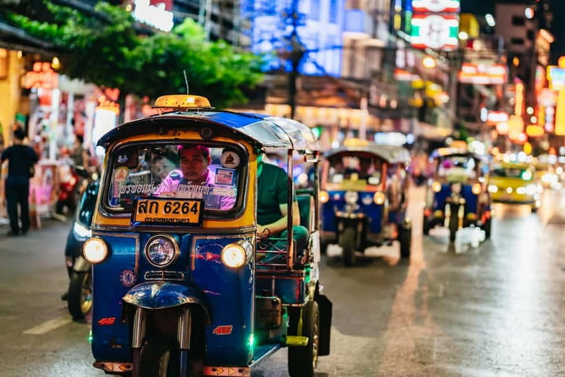 Bangkok: Midnight Food Tour by Tuk-Tuk - Tuk-Tuk Transport: Fun Ride or Stress Source?