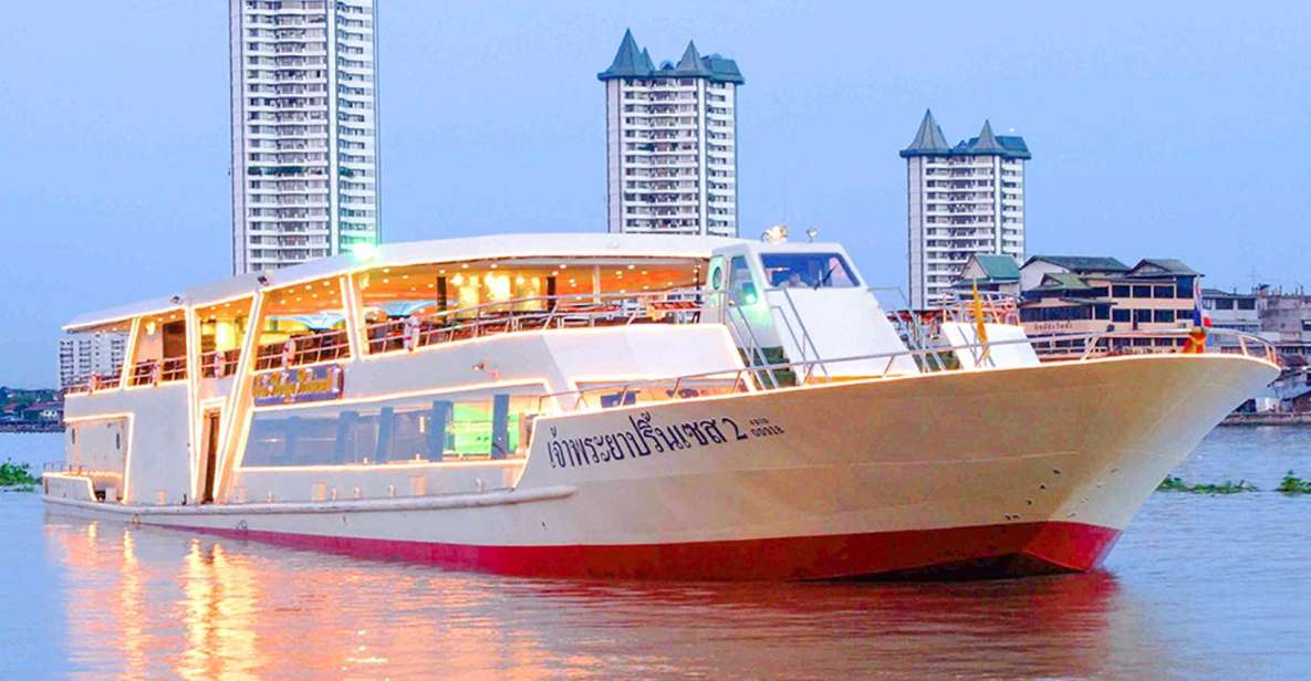 Bangkok: River Dinner Cruise on the Chao Phraya Princess - Boarding the Chao Phraya Princess: upper deck views that pay off