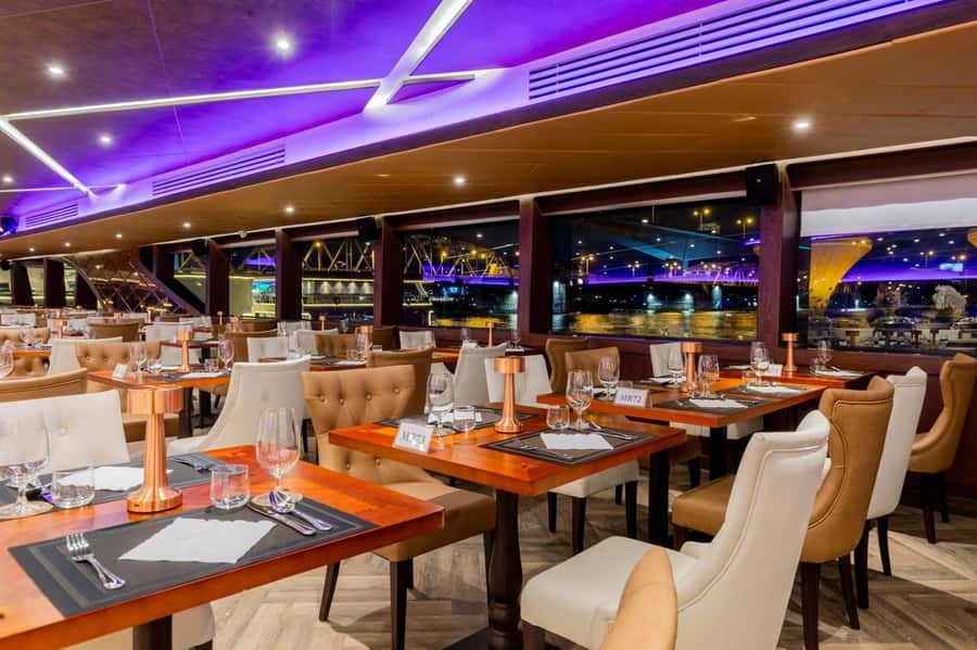Bangkok: The Opulence Buffet Dinner Cruise with Live Band - Three decks, one good viewing strategy