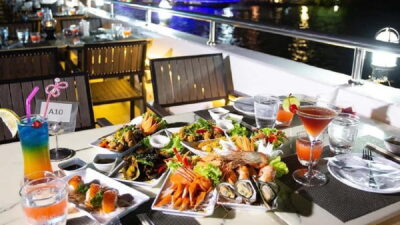 Bangkok: The Planet Dinner Cruise - The ship experience: open decks, skyline angles, and sound that actually works