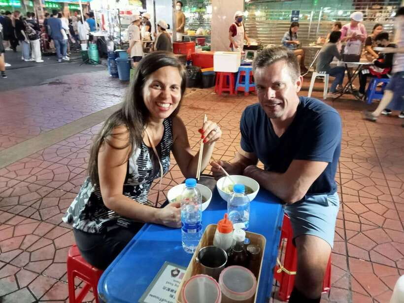 Bangkok Tuk-Tuk by Night with Chinatown Street Food Meal - Pak Khlong Talat Flower Market and the Lotus Folding Lesson