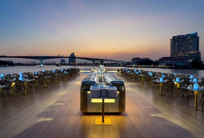 Bangkok:The Planet Sunset&Dinner Cruise on Chao Phraya River - Thai dance and onboard energy: romantic, fun, or both