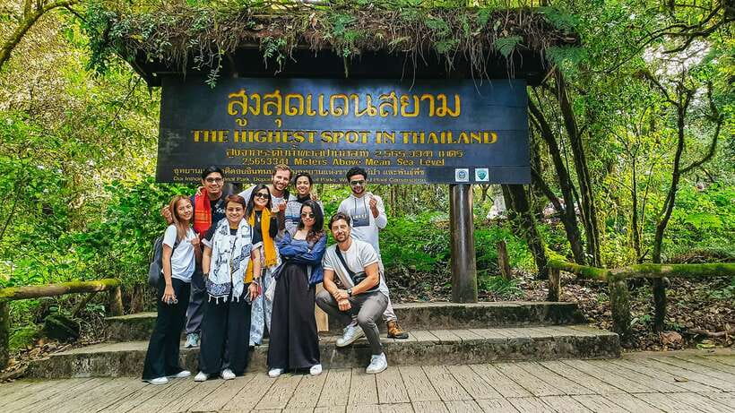 Chiang Mai: Doi Inthanon National Park Eco-Friendly Tour - Wachirathan Waterfall: The 80m Drop (And When a Rainbow Shows Up)