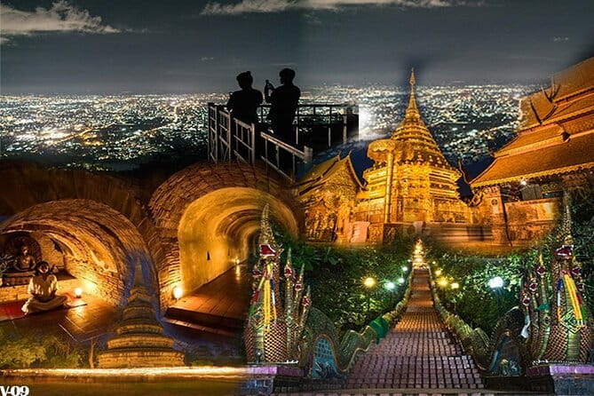 Chiang Mai Doi Suthep Temple and Wat Pha Lat Hike - Stop 2: Wat Phra That Doi Suthep and the dragon staircase (>300 steps)
