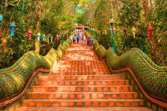 Chiang Mai: Doi Suthep Temple and Waterfall by Songtaew Trio - Stop 1: Huay Kaew Waterfall and Its Easy, Calm Nature Break