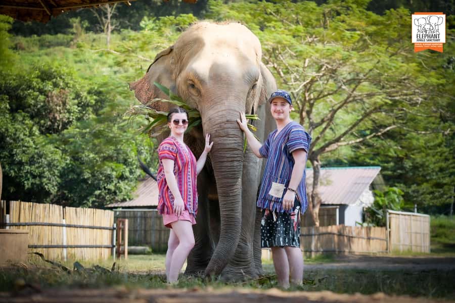 Chiang Mai: Elephant Jungle Sanctuary with Lunch & Transfer - Safety briefing and Karen clothing: more than a photo op