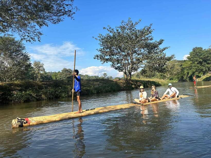 Chiang Mai: Elephant Sanctuary, Waterfall & Bamboo Rafting - Your English guide makes a real difference