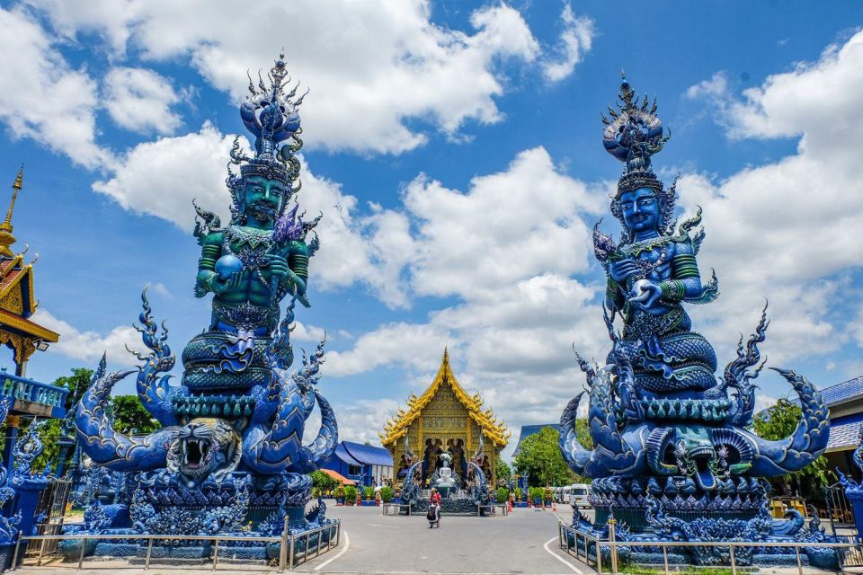 Chiang Mai: Long Neck Village & Chiang Rai’s Iconic Temples - Wat Rong Seua Ten (Blue Temple): calm colors away from crowds