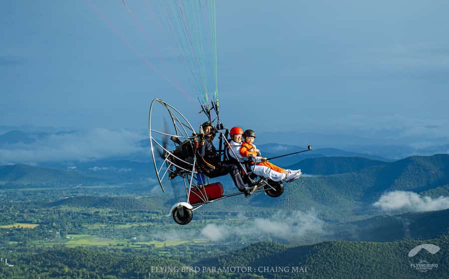 Chiang Mai: Paramotor with Licensed Flight Instructors - The 15–20 Minute Flight: 360° Views Over Chiang Mai