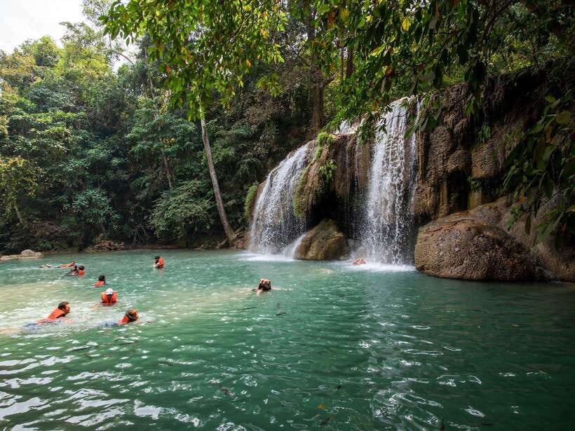 From Bangkok: Erawan Park & Kanchanaburi Small-Group Tour - JEATH War Museum: the POW story behind the rail history