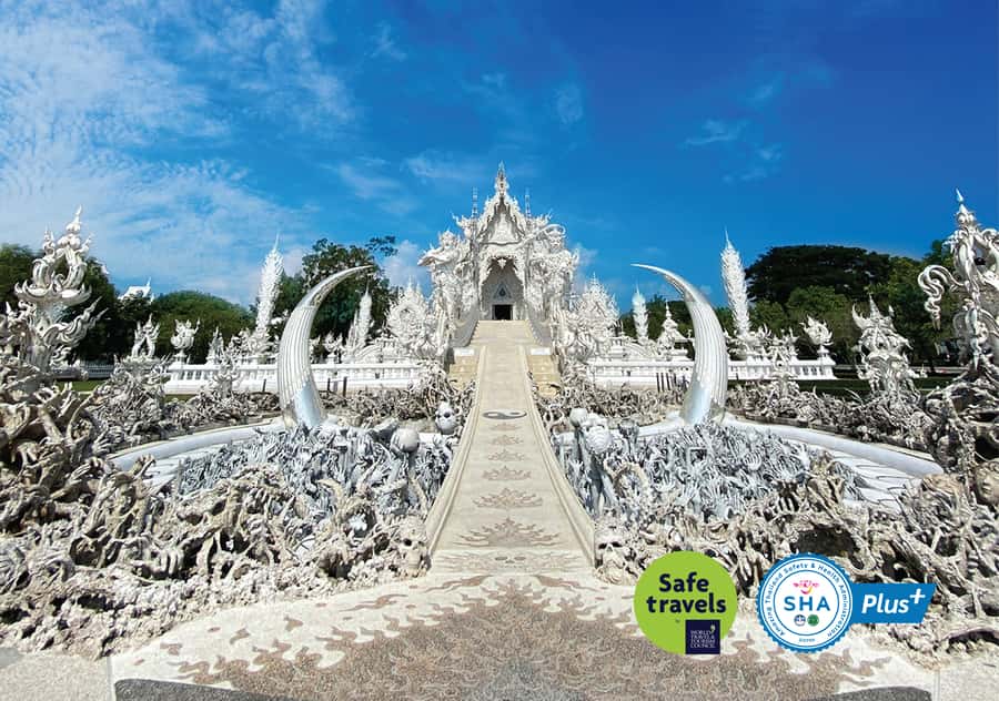 From Chiang Mai: White Temple & Golden Triangle Day Trip - Wat Rong Khun (White Temple): Mirror Facade Magic With Practical Crowds