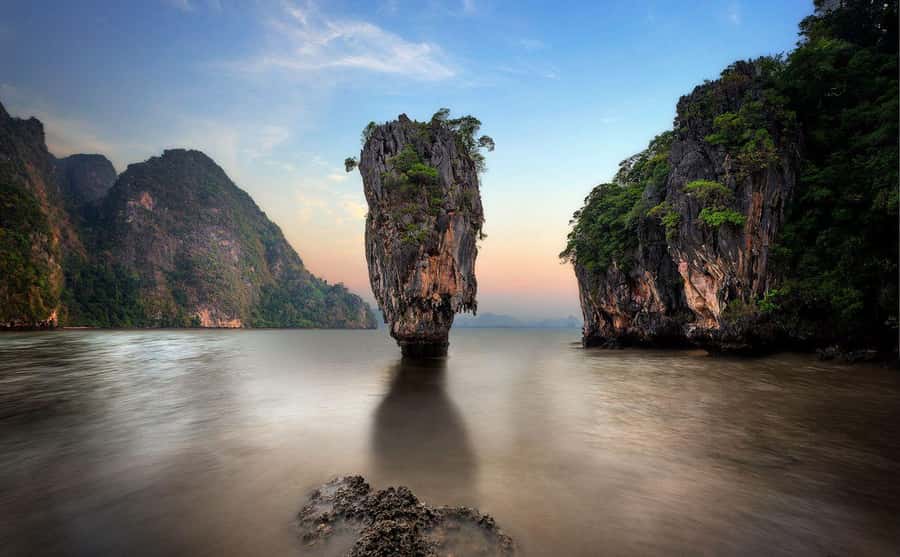 From Khao Lak: Premium James Bond Sunset and Canoe Adventure - A long day in Phang Nga Bay, timed for the good light