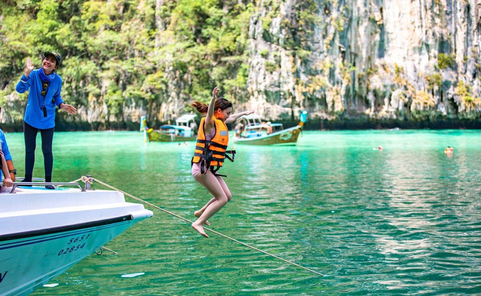 From Phuket: Phi Phi, Maya Bay, & Khai Islands Premium Trip - Pileh Lagoon: Where the Day Turns Into Swimming Time