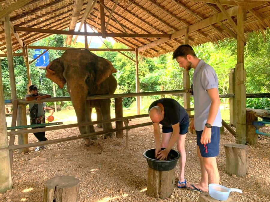Khao Sok: Elephant Rescue Center with Lunch & Bamboo Rafting - What the Mud Spa Elephant Bath Really Means for You