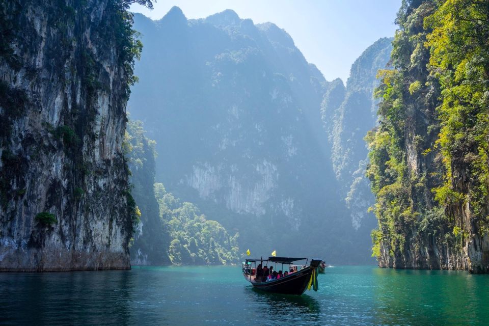 Khao Sok: Private Longtail Boat Tour at Cheow Lan Lake - What to pack for a wet, windy half day on the lake