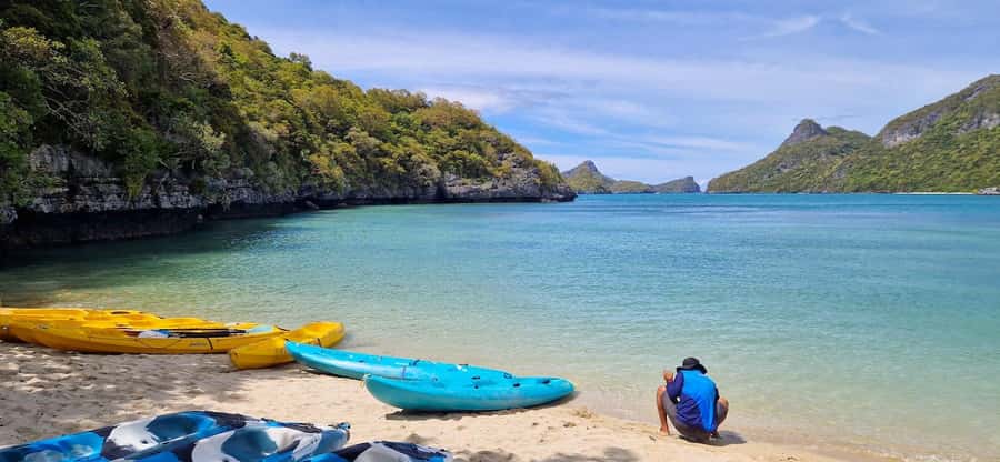 Koh Pha Ngan: Day Tour Ang Thong with Kayak, Snorkel & Lunch - The 42-island panorama hike at Pha Chan Charat viewpoint