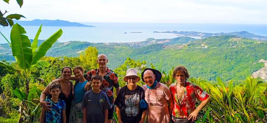 Koh Samui: Mr.Ung's 4WD Wild Jungle Safari Tour with Lunch - Na Muang Waterfall: swim time, splashes, and seasonal reality