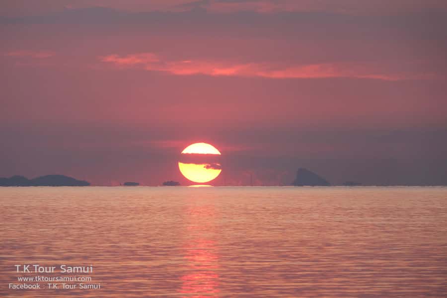 Koh Samui: Sunset Pig Island and Snorkeling Koh Tan w/Dinner - Sunset on the return: why the boat matters
