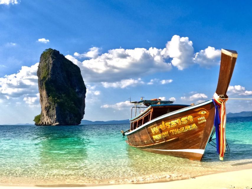 Krabi: 4 Islands Tour by Longtail Boat & Thai Buffet Lunch - Tup Island and Koh Mor: more sandbar and quick island peeks