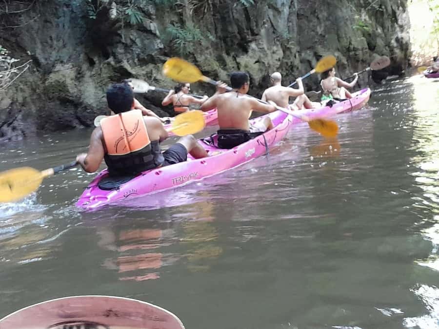 Krabi: Half-Day Kayak Adventure at Ao Thalane - Paddling pace and comfort: how the guides keep it fun