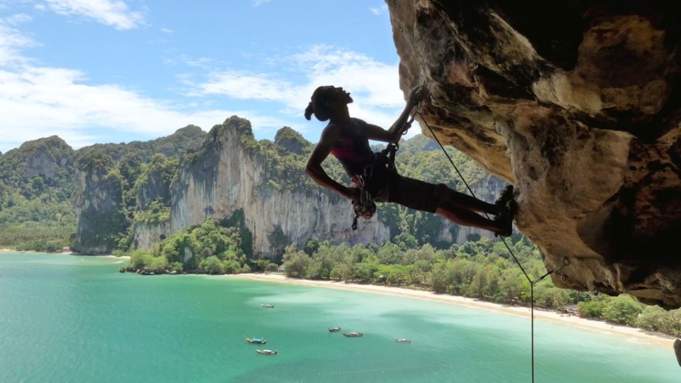 Krabi: Half-Day Rock Climbing at Railay Beach - Getting to the cliff: pickup, park fees, and gear fit