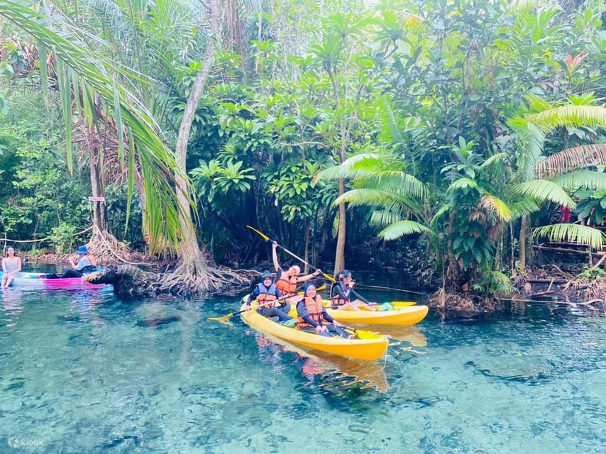 Krabi kayaking and swimming clongrood Tour - Getting kitted out: what to do with your stuff and your comfort