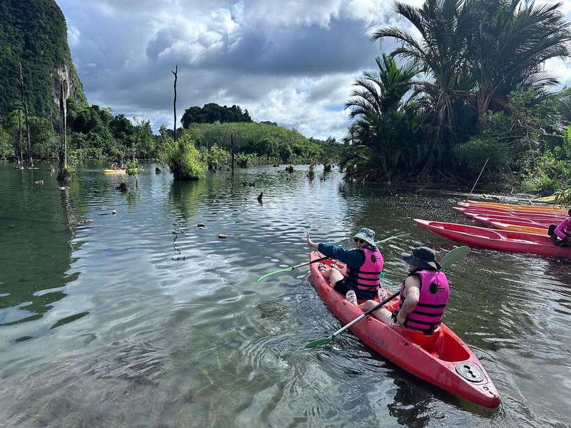Krabi: Klong Root (Crystal lake) Kayaking tour - Pick-up and drop-off in Krabi: where it helps and where it doesn’t
