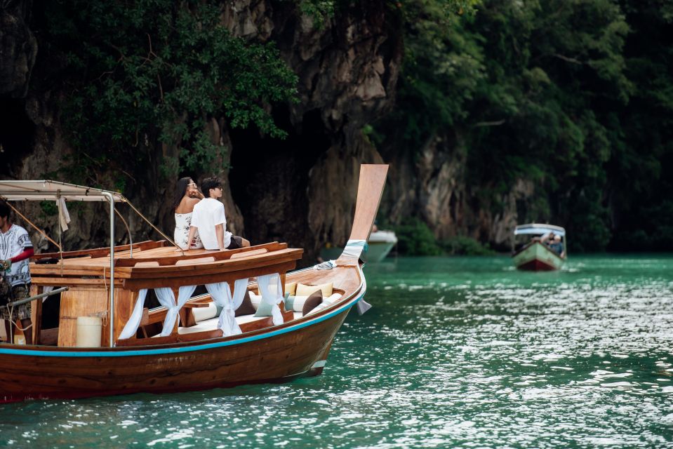 Krabi: Private Luxury Longtail Boat Island Hopping Tour - What happens on the water: gear, guidance, and real time on islands