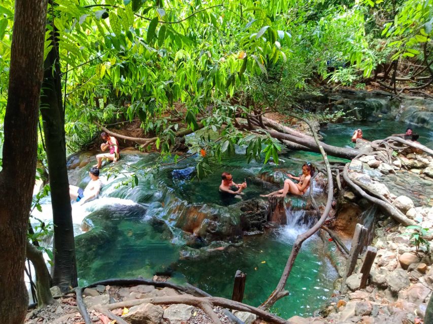Krabi: Tiger Temple, Hot Springs & Crystal Pool Jungle Tour - Klong Thom hot springs and the 40°C hot stream waterfall