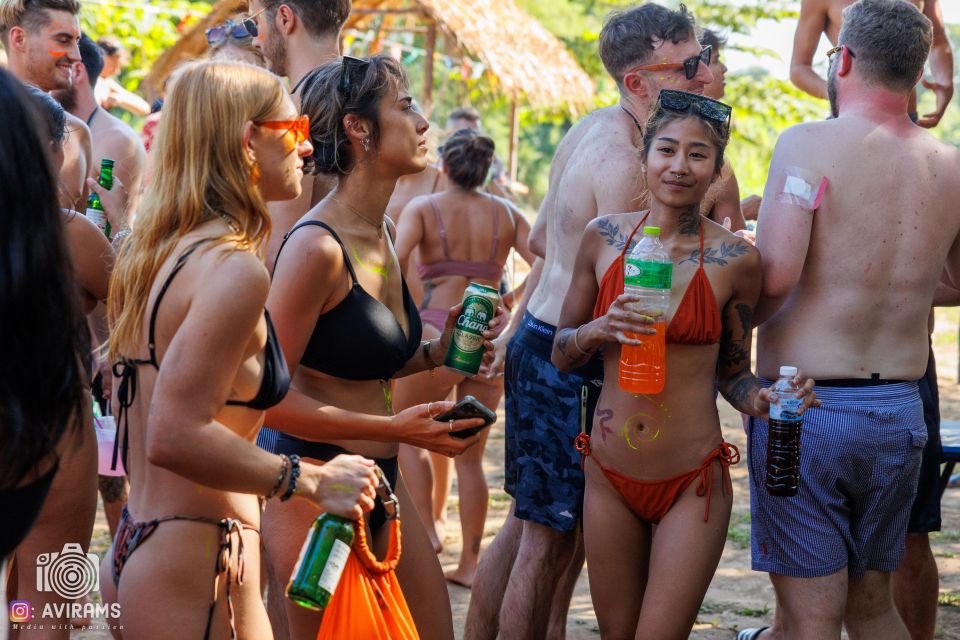 Pai: Jungle Tubing River Excursion with DJs & Foam Party - Stop 3 Tube Camp: two-stage sunset finale