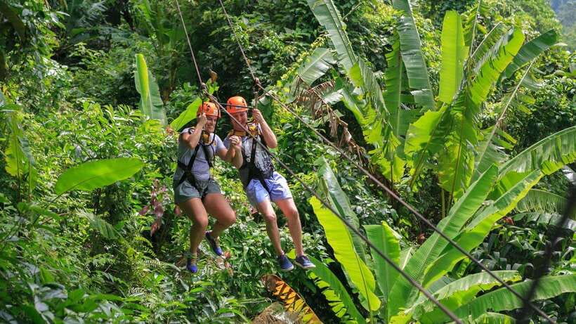 Phuket: Big Buddha Viewpoint ATV Tour and Zipline Adventure - ATV in Phuket Paradise: rubber jungle trails and the Big Buddha option