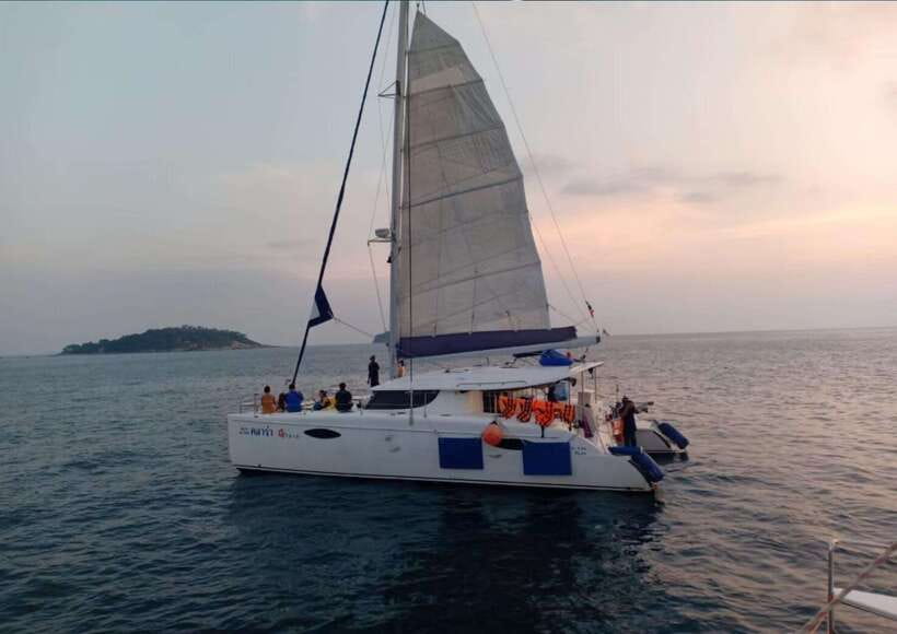 Phuket: Coral Island Catamaran Cruise with Sunset Dinner - Life on the Catamaran: The Ride, the Crew, and the Included Good Stuff