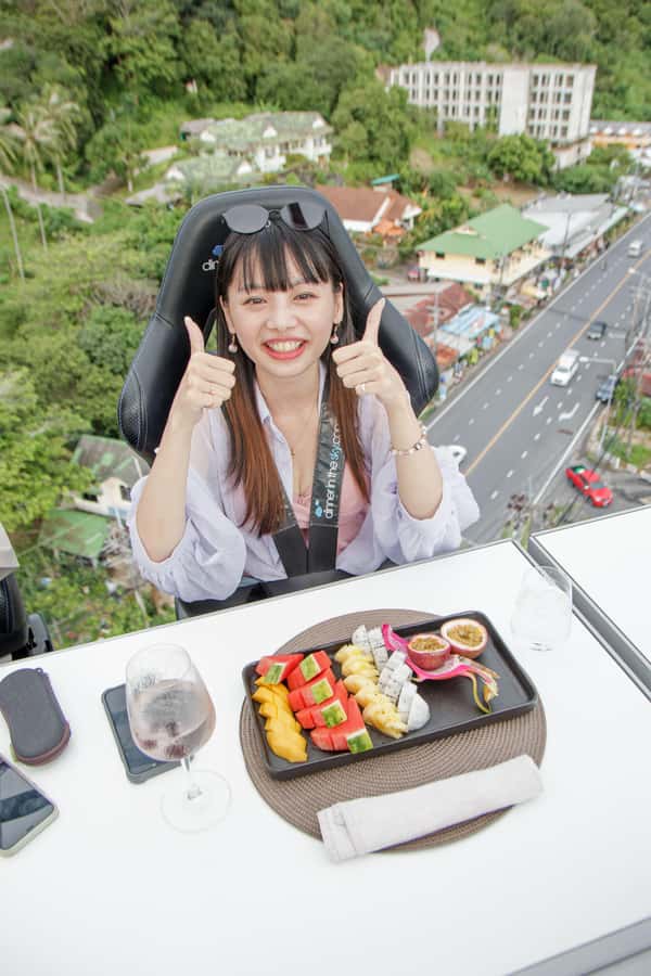 Phuket: Dinner in the Sky - The Volcano Dessert Show and Why It Gets Mentioned So Often