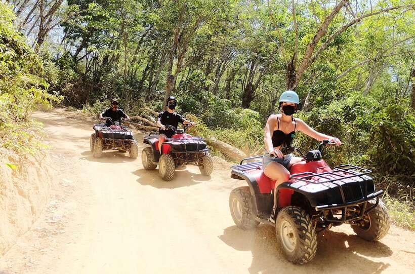 Phuket: Paradise Trip ATV Jungle Adventure - Riding the rubber-tree jungle: what the track feels like