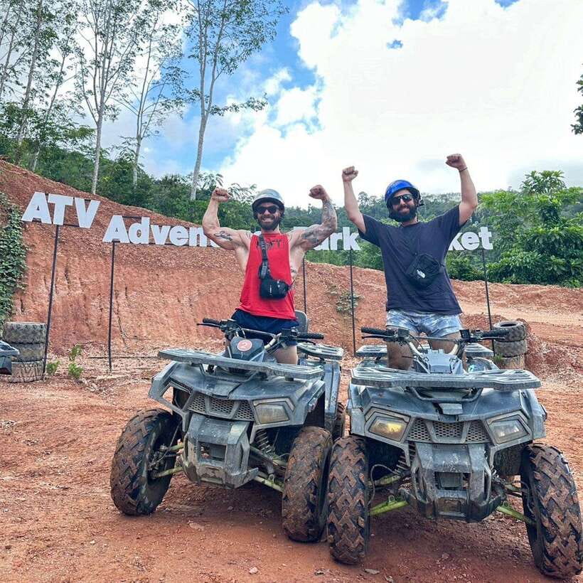Phuket Ultimate Combo: Jungle ATV & Zipline Adventure - ATV Jungle Trails: 4x4 power, quick training, and photo stops