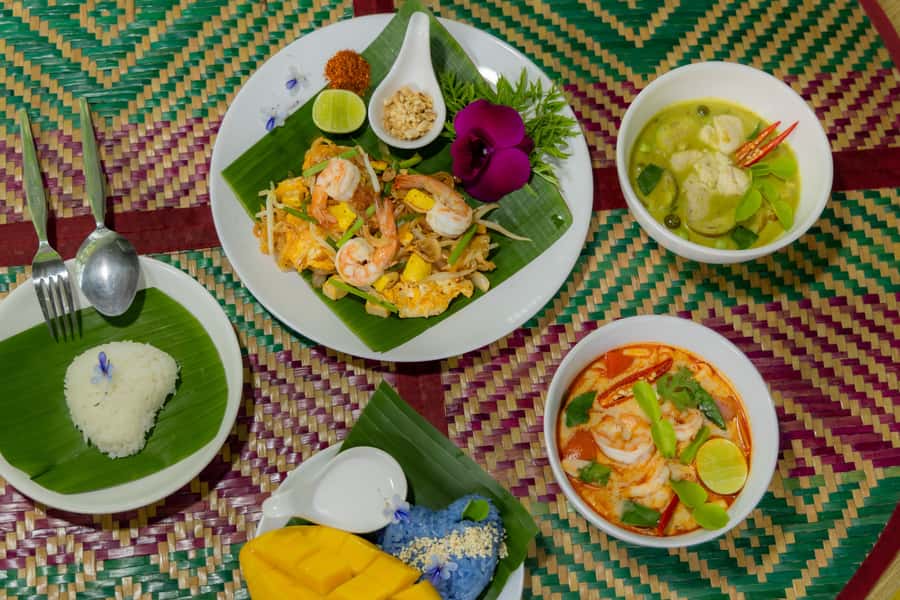 Thai Cooking Class with Market & Garden Tour - Starting with a local market, not a tourist buffet
