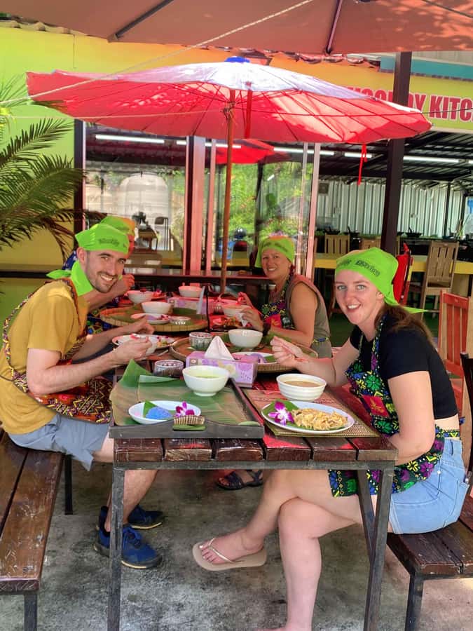Thai Cooking Class with Market & Garden Tour - Time on the clock: pick-up, cooking flow, and how the 5 hours feel